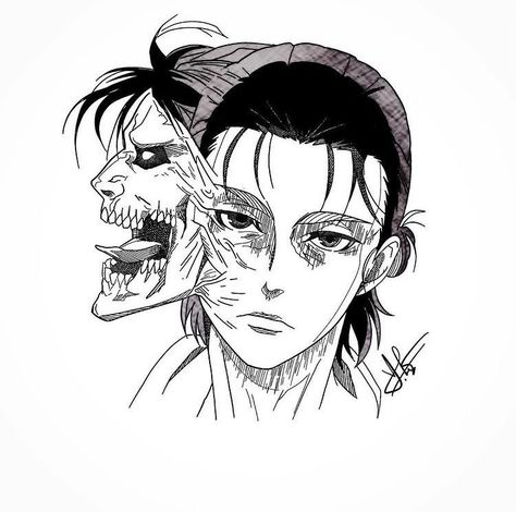 Attack On Titan Tattoo, Manga Tattoo, Tattoo Art Drawings, Eren Jaeger, Arte Fantasy, Anime Tattoos, Tattoo Design Drawings, Anime Character Drawing, Creative Tattoos