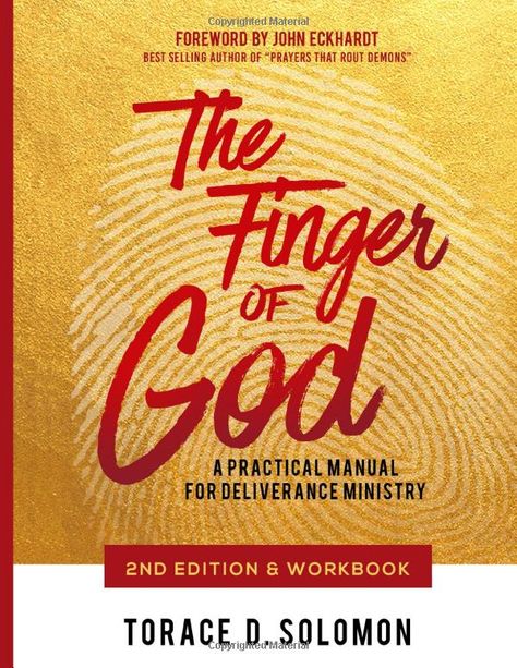 The Finger of God: A Practical Manual For Deliverance Ministry (2nd Edition & Workbook) Paperback Finger Of God, Faith Books, Deliverance Ministry, Christian Books, Books To Read, Book Cover, Reading, Books