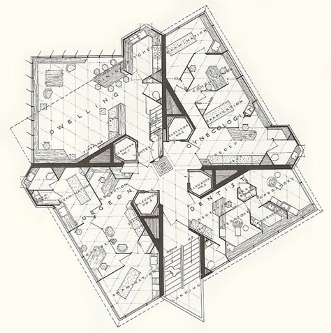 Bartlesville Oklahoma, Residential Complex, High Rise Building, Frank Lloyd, Lloyd Wright, Frank Lloyd Wright, Architecture Plan, Plan Design, Office Building