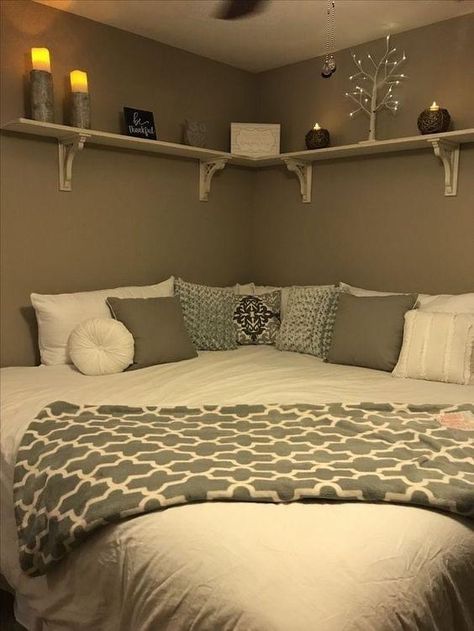 Redecorate Bedroom, Makeover Bedroom, Cozy Room Decor, Teen Bedroom Decor, Bedroom Layouts, Room Makeover Bedroom, Small Room Bedroom, Remodel Bedroom, Small Room