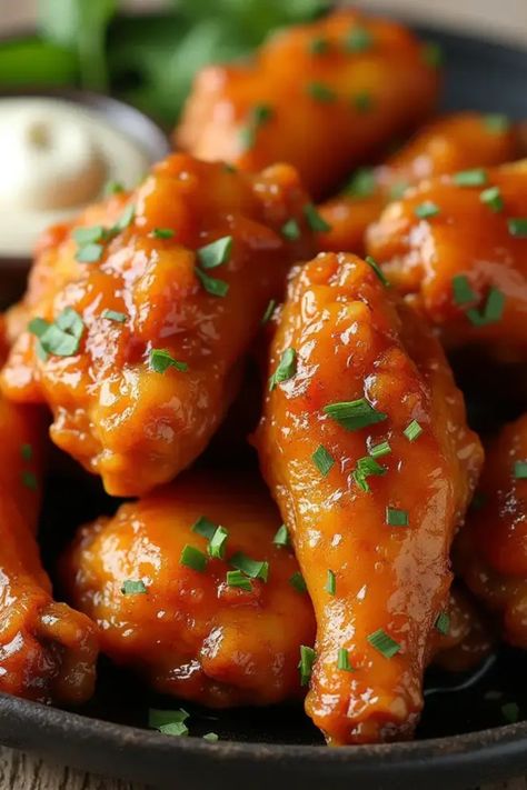 Learn how to make Quick Honey Garlic Chicken Wings with this easy recipe. Crispy wings coated in a sweet and savory honey garlic sauce, perfect for any occasion. Honey Garlic Wings Sauce, Honey Garlic Chicken Wings Sauce, Honey Garlic Wing Sauce, Chicken Wings Honey Garlic, Wings Honey Garlic, Honey Buffalo Wings, Honey Wings Recipe, Garlic Chicken Wings Recipe, Honey Garlic Wings