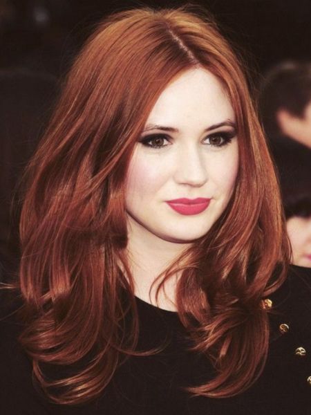 Karen Gilan, Haircuts 2014, Fall Hair Cuts, Long Red Hair, Legally Blonde, Long Layered Hair, Red Hair Color, Long Red, Strawberry Blonde