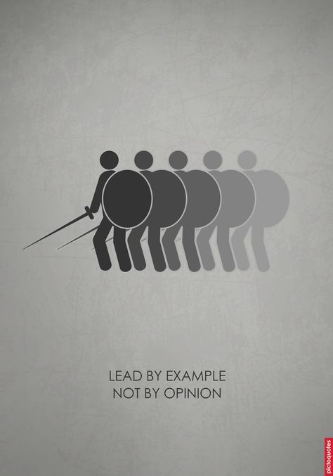 "Lead by example not by opinion. #quotes #pictoquotes #quotesaboutlife #lifequotes #leadership #leadershipquotes #success #motivation With Great Power Comes Responsibility Tattoo, Leadership Poster, Man Of Principles Quotes, Respect Leadership Quotes, Education Leadership Quotes, Lead By Example Quotes, Lead By Example Quotes Leadership, Qoutes About Knowledge Education, Be An Example Quotes