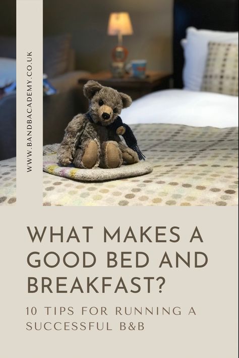 Mohair grey teddy bear on a beige blanket on a leather bed B And B Guest Rooms, Running A Bed And Breakfast, B&b Breakfast Ideas, B&b Ideas, Bed And Breakfast Ideas Guest Rooms, Bed And Breakfast Guest Rooms, Bed And Breakfast Aesthetic, Bed And Breakfast Decor, Bed And Breakfast Ideas