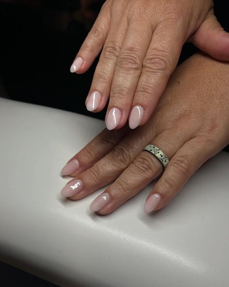 builder gel overlay with tips 🫶🏻 consida her nails transformed #geloverlay #buildergel #milkynails #naturalnails #nailoverlay #paintnailbar #almondnails #almondnailshape Milky Nails, Gel Overlay, Her Nails, Builder Gel, Nail Bar, Almond Nails, Natural Nails, Nails