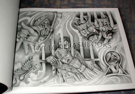 Behind Bars Tattoo, Prison Bars Tattoo, Prison Art Behind Bars, Jail Tattoos, Prison Bars, Lowrider Tattoo, Jail Bars, Justice Tattoo, Half Sleeve Tattoos Forearm