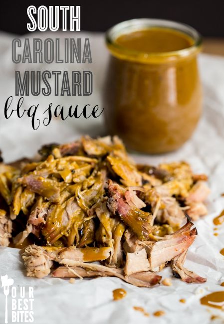 South Carolina Mustard Bardbecue Sauce Carolina Bbq Sauce, Mustard Bbq Sauce, Our Best Bites, Barbecue Sauce Recipes, Romantic Comedies, School Carnival, Bbq Sauce Recipe, Homemade Sauce, Chicken Nuggets