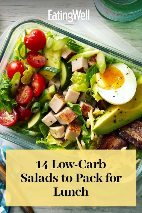 Night Before Lunch Ideas, Filling Salads, Health Lunches, Low Carb Salad, Easy Healthy Lunches, Healthy Lunchbox, Salad Ideas, Prepped Lunches, Healthy Veggies