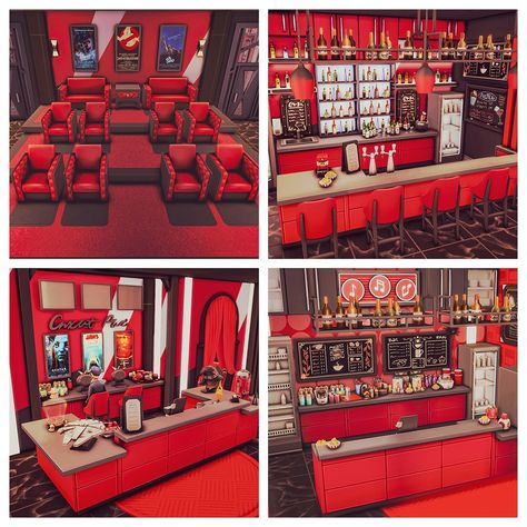 Sul Sul! ❤️❤️ I finally managed to edit the images for the interior of my cinema! I hope you enjoy it!🥰 I wish you all a nice Sunday and a good start into the new week! #thesims4builds #thesims4homes #showusyourbuilds #sccregram #somesimlishbuild #simstagram #thesims #sims #thesims4 #ts #ts4 #thesims4house #simsbuild #thesims4home #simshouse #sims4family @ea @thesims #sims4cinema #sims4windenburg #sims4house #sims4nocc #instagood #sims4shop #sansequoia Movie Theater Sims 4 Cc, Sims 4 Movie Theater, Sims 4 Cinema, Sims 4 Windenburg, Theatre Interior, Sims 4 Family, Sims Builds, The Sims 4 Packs, Casas The Sims 4