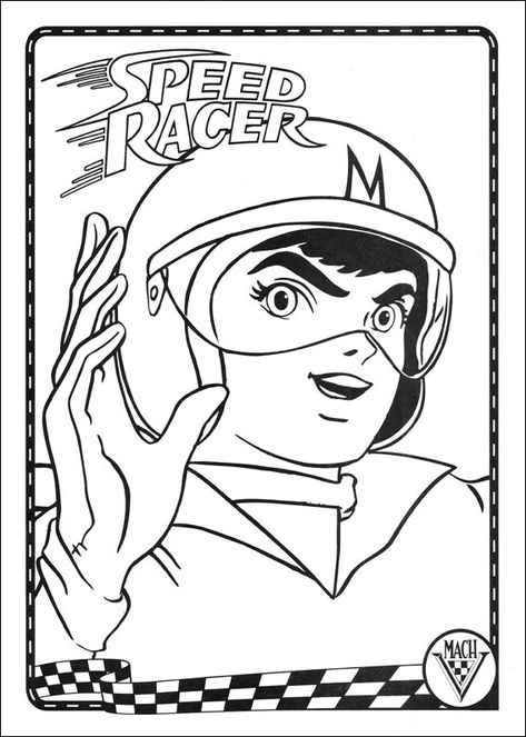 Speed Racer 46 dibujos faciles para dibujar para niños. Colorear Speed Racer, Classic Cartoon Characters, Colouring Printables, Classic Cartoons, Cartoon Tv, Free Printable Coloring Pages, Coloring Pictures, Free Coloring Pages, Colouring Pages