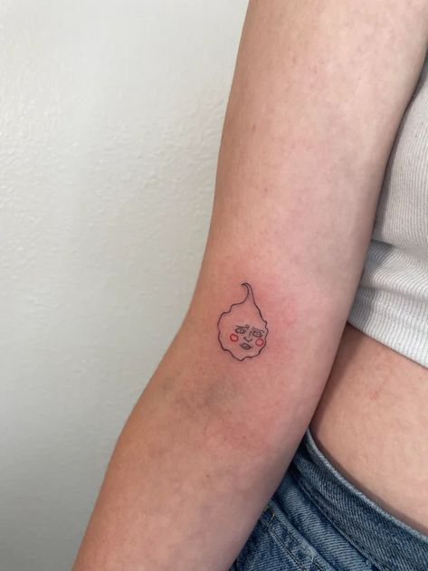 Mob Physco Tattoo Ideas, Mob Physco Tattoo, Mob Physco 100 Tattoo Ideas, Mob Tattoo Design, Joji Tattoos Ideas, Persona Tattoo, Simple Anime Tattoos, Ekubo Mob, Mob Tattoo