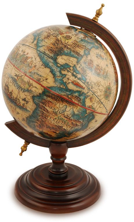 Antique globe from a red wood. Antique Globe Vintage, Globe Projects, Antique Globe, Heavenly Bodies, Globe Art, World Globes, Luxury Office, Map Globe, Bronze Chandelier