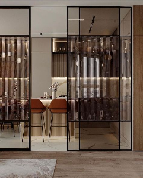 🚪🔑👨‍🔧 Need custom-sized glass doors and partitions? Our team is ready to help! We offer installation of high-quality and reliable… | Instagram Open Kitchen Partition Ideas, Kitchen Partition Ideas, Kitchen Partition, Door Accents, Kitchen Sliding Doors, Glass Partition Designs, Grill Designs, Home Window Grill Design, Partition Ideas