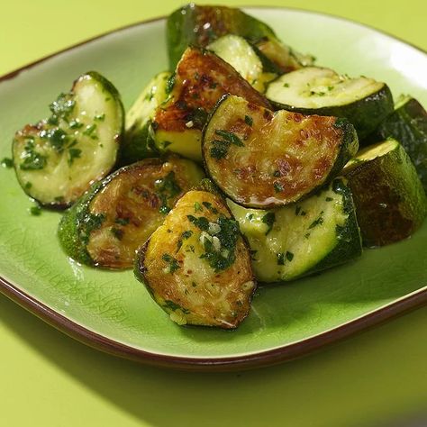 Roasted Zucchini & Pesto Recipe | EatingWell Zucchini Side Dish Recipes, Vegetarian Pesto, Zucchini Side Dishes, Summer Squash Recipes, Roasted Zucchini, Roast Zucchini, Vegetable Side Dishes Recipes, Healthy Zucchini, Summer Side Dishes