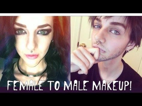 Tattoo Celestial, Contacts Makeup, Makeup Ethereal, Makeup Transformation Tutorial, Drag King Makeup, Impressive Makeup, Anime Crystal, Drag Kings, Boy Makeup