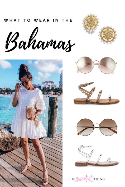 What to Wear in the Bahamas | Vacations Travel Outfit - Emily Gemma, The Sweetest Thing Blog #EmilyGemma #theSweetestThingBlog Bahamas Vacation Outfits, Bahamas Outfit Ideas, Outfit Ideas Preppy, Outfit Ideas Mom, Bahamas Outfit, Outfit Ideas Modest, Emily Gemma, Bahamas Vacation, The Sweetest Thing