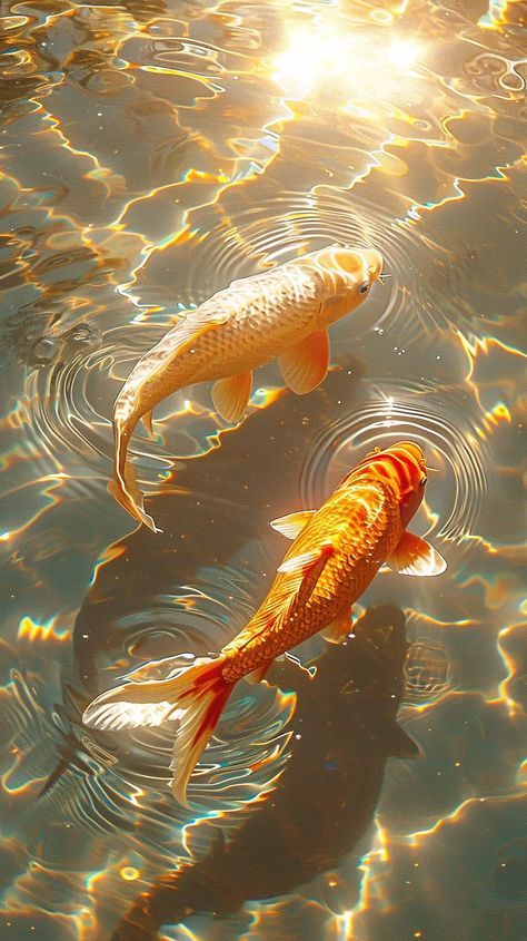 Cute Fish Aesthetic, Painting Reference Photos Aesthetic, Sting Ray Wallpaper, Pretty Koi Fish, Ocean Pics, Fish In Water, Fish Aesthetic, Pretty Fish, L Wallpaper