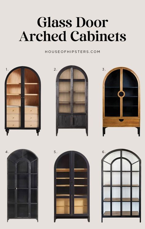 Trending Room Decor, Arch Cabinets, Arched Cabinets, Arched Cabinet Doors, Mdf Cabinet Doors, Arched Cabinet, Hipster Home Decor, Cabinet Glass Doors, Cabinets With Glass Doors