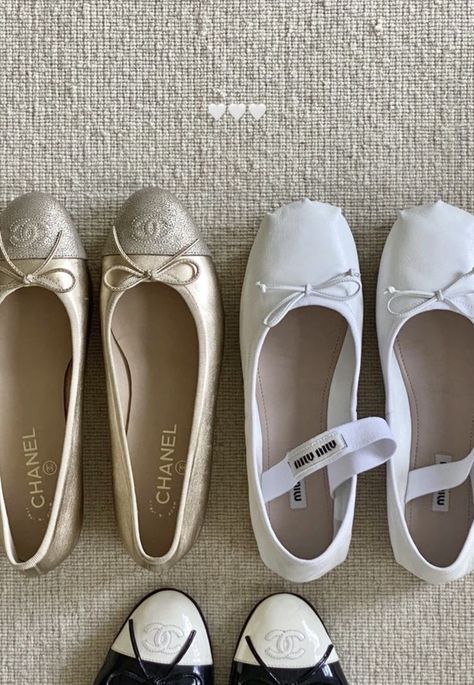 Elsa Steel, Chanel Flats, Jane Birkin, High Society, Ballerina Shoes, 가을 패션, Dream Shoes, Pretty Shoes, Shoe Game