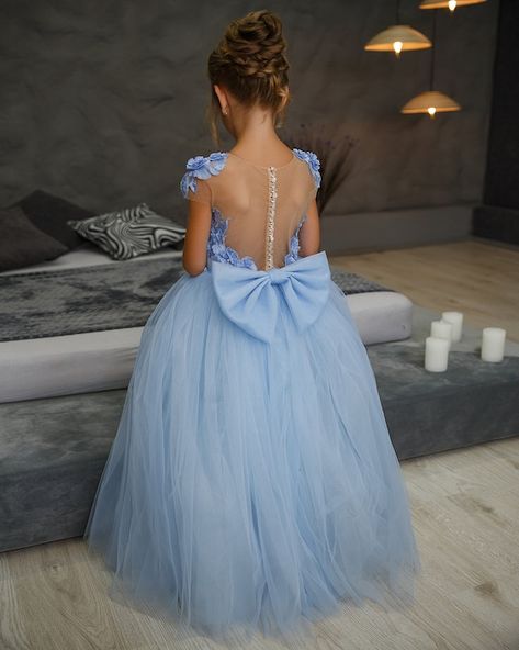 Wedding Flower Girl Dresses Blue, Toddler Ball Gown Dresses, Flower Girl Dresses Blue Dusty, Bridesmaids Light Blue Dresses, Blue Floral Flower Girl Dress, Flower Girl Blue Dresses, Flower Girl Dresses Light Blue, Baby Blue Flower Girl Dress, Blue Flowergirl Dress