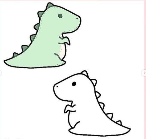 Cute Stegosaurus Drawing, Dino Drawing Simple, T Rex Tattoo Cute, Katie Core, T Rex Tattoo, Dino Drawing, Dinosaur Tattoo, Dinosaur Tattoos, Gacha Props