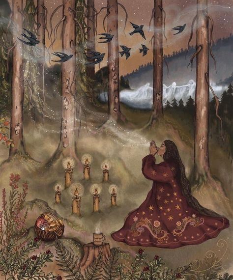 Home / Twitter Mother Aya, Mystic Art, Cottagecore Witch, Cozy Art, Surrealist Art, Medicine Woman, Pagan Art, Celtic Mythology, Sacred Feminine