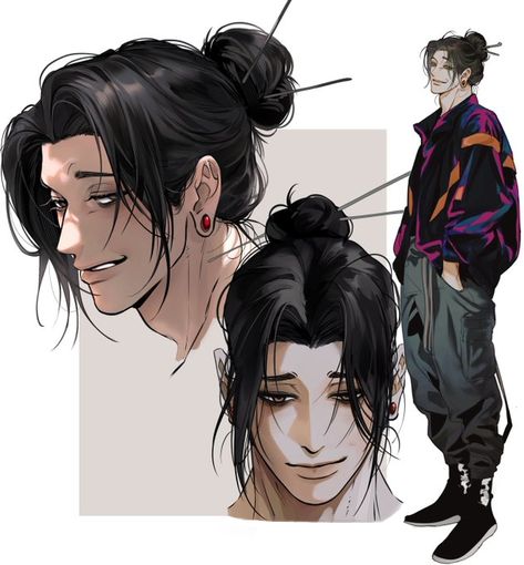 Boy Haircut Ideas, Boy Haircut, Long To Short Hair, Model Sheet, 영감을 주는 캐릭터, Haircut Ideas, Sketchbook Art Inspiration, How To Draw Hair, Boy Art