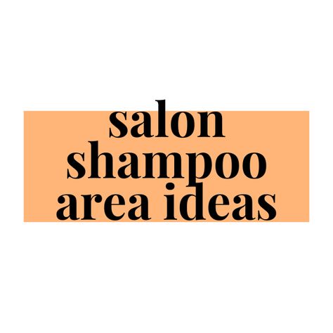 A cozy and well-designed salon suite shampoo area with a compact shampoo station, comfortable seating, and calming decor. Salon Shampoo Area Ideas, Soothing Decor, Salon Shampoo Area, Small Salon, Salon Shampoo, Salon Suites, Functional Space, Client Experience, Space Saving Storage