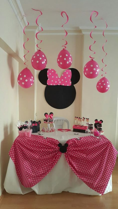 Mickey Minnie Theme Birthday Party, Minnie Mouse Birthday Ideas 3rd, Mickey And Minnie 2nd Birthday Party, Minnie Mouse 3 Birthday Party Ideas, Minnie Mouse Birthday Decoration Ideas, Diy Minnie Mouse Decorations Dollar Tree, Minnie Mouse 2nd Birthday Party Decoration, Minnie Mouse 3rd Birthday Theme, Minnie Oh Twodles Birthday