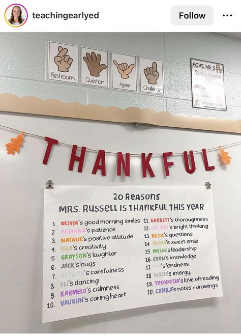 Teacher Reasons To Be Thankful Poster, Reasons Im Thankful For My Students, Thankful Classroom Poster, Reasons Why I’m Thankful Classroom, Your Teacher Is Thankful For You Because, Reasons To Be Thankful For Students, Classroom Thankful Poster, Thanksgiving Ideas Classroom, Thankful For Teachers Thanksgiving