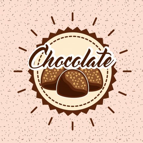 Dangler Design, Chocolate Names, Chocolate Box Packaging, Homemade Chocolates, Chocolate Boutique, Logo Frame, Food Vintage, Chocolate Logo, Crochet Border Patterns