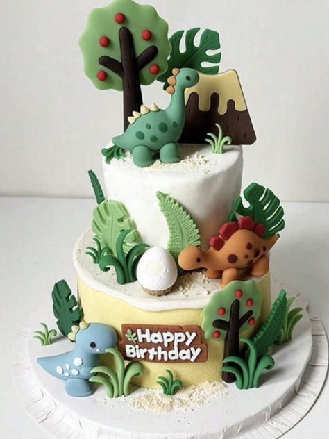 Dino Theme Cake, Dino Theme, Baking Homemade, Swiss Meringue Buttercream, Baking Company, Theme Cake, Cute Dragons, Food Dessert, Home Baking