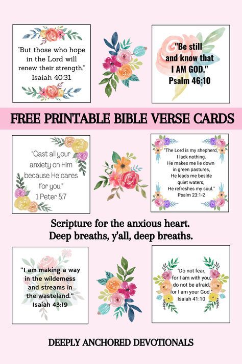 Serinty Prayer, Free Printable Bible Verse Cards, Free Printable Scripture Cards, Verses Encouragement, Free Printable Scripture, Printable Bible Verses Free, Scripture Cards Printable, Prayer Cards Printable, Scripture Study Journal