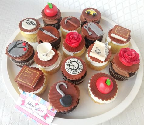 Once Upon A Time Cupcakes, Once Upon A Time Party Theme, 22 Birthday, Food Inspired, Library Aesthetic, Cute Snacks, 22nd Birthday, Watch Party, Themed Cakes