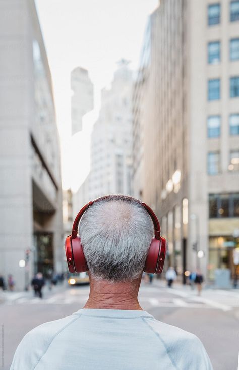 Men Photoshoot, Urban Lifestyle, Senior Citizen, Music City, Model Release, Listening To Music, Rear View, Family Photography, Family Photos