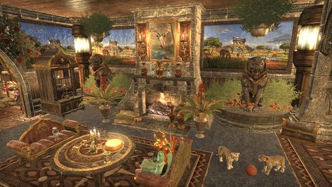 Eso Houses, Akaviri Elder Scrolls, Imperial City Elder Scrolls, Elder Scrolls Online Art, The Tribunal Elder Scrolls, Eso Housing, Elder Scrolls Online Housing, Housing Inspiration, Few Highlights