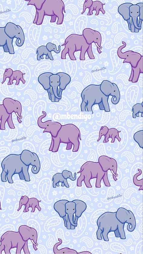 Do not share/repost without my permission - please and thank you 🌞✨ Elephant Background, Elephant Wallpaper, Happy Elephant, Please And Thank You, Elephant Pattern, Purple Aesthetic, Tapestry Throw, Wallpaper Iphone Cute, Blue Aesthetic