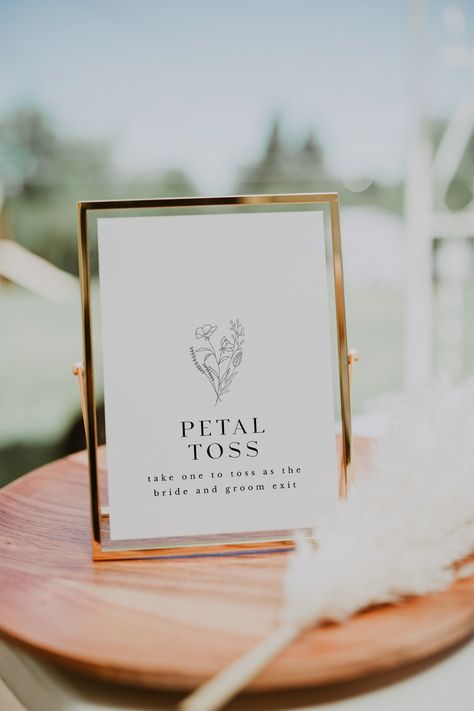 Editable flower petal toss sign for your wedding. Customize with your wedding colors and fonts. #wedding #weddingsign . #Petal_Toss_Sign #Petal_Toss_Wedding #Money_Edit #Wedding_Table_Sign Petal Toss Sign, Petal Toss Wedding, Flower Toss, Dyi Wedding, Wedding Table Sign, Petal Toss, Zazzle Wedding, Signing Table Wedding, Wedding Petals