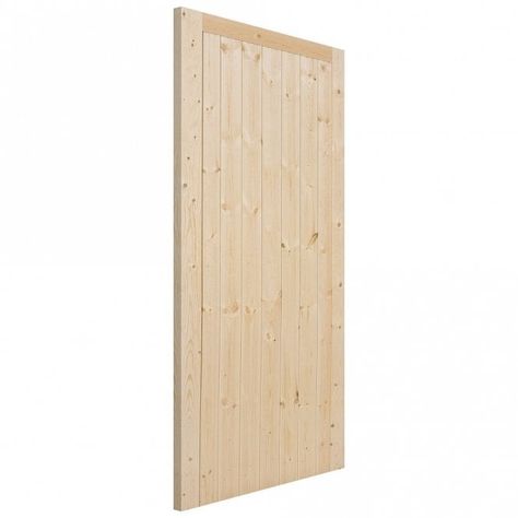 XL Joinery External Solid Pine Unfinished Framed, Ledged & Braced Gate at Leader Doors Leader Doors, Shawn White, Pine Doors, Knotty Pine, Cottage Ideas, Sustainable Forestry, External Doors, White Doors, Garden Gate