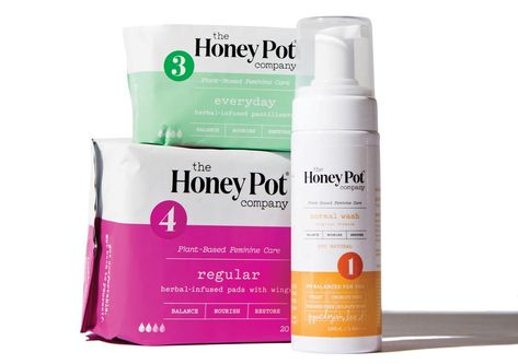 The Honey Pot Company, Honey Pot Products, Honey Pot Feminine Products, Honeypot Wash, Feminine Wash Products, Feminine Care Products, The Honey Pot, Female Hygiene, Feminine Products