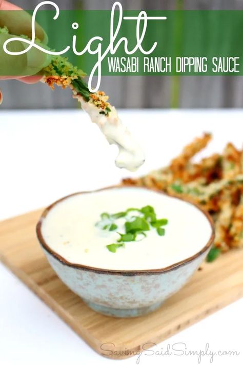 Wasabi Recipes, Ranch Dip Recipe, Ranch Dipping Sauce, Fresh Horseradish, Detox Salad, Salad Dressing Recipes Homemade, Best Party Food, Ranch Dip, Veggie Tray