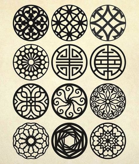 Coasters Stencil Svg, Mandala Vector Patterns, Vector Panels, Decorative Circle Ornaments, Ornamental Circles, Geometric Pattern, Wall Decor - Etsy Paper patterns #paperpatterns Paper patterns printable #paperpatternsprintable Paper patterns templates #paperpatternstemplates Paper patterns design 2.713 Random Circle Pattern, Circular Design Pattern, Geometric Pattern Wall, Stencil Svg, Marquesan Tattoos, Cricut Stencils, Mandala Vector, Mandala Design Pattern, Mandalas Design