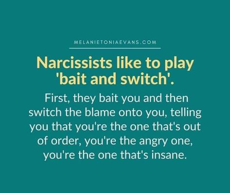 Narcissism Quotes, Narcissism Relationships, Narcissistic People, Bait And Switch, Narcissistic Behavior, Personality Disorder, Mental And Emotional Health, Psychology Facts, Narcissism