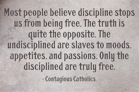 Most people believe discipline stops us from being free. The truth is quite the opposite. The undisciplined are slaves to moods, appetites, and passions. Only the disciplined are truly free. Quotes About Moving On In Life, Quotes About Moving, Education Week, I Did My Best, Moving On In Life, Quotes About Moving On, Moving On, Fresh Start, Note To Self