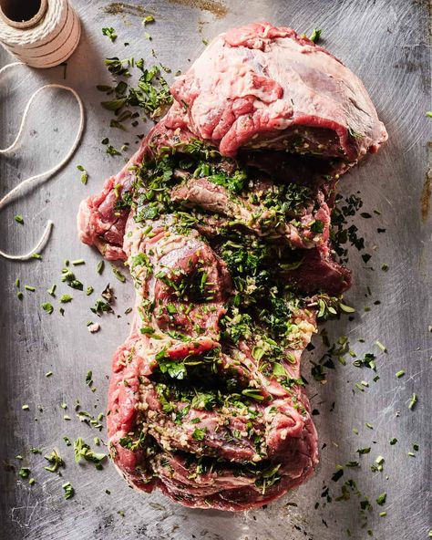 Garlic And Herb Stuffed Boneless Leg Of Lamb - What's Gaby Cooking Butterflied Leg Of Lamb Recipes, Leg Of Lamb Roast Boneless, Boneless Leg Of Lamb Recipes, Boneless Lamb Leg Roast, Boneless Lamb Leg, Stuffed Leg Of Lamb, Lamb Leg Roast Recipes, Butterflied Leg Of Lamb, Lamb Roast Recipe