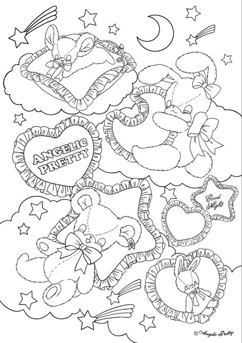 Peripage Stickers, Lisa Frank Coloring Pages, Things To Color, Coloring Pages Nature, Hello Kitty Colouring Pages, Words Coloring Book, Fashion Kawaii, Truck Coloring Pages, Hello Kitty Coloring