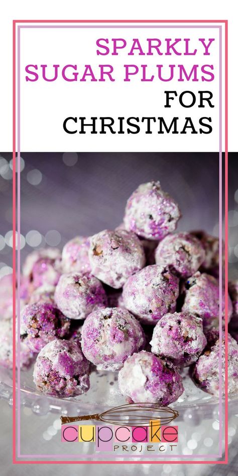 Sugar Plums Recipes, Sugar Plum Recipes, Literary Food, Cupcake Project, Recipes For Christmas, Christmas Eats, Simple Baking, Christmas Candies, Plum Recipes