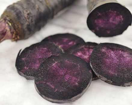 Pusa Asita Black Carrot Seed Carrot Varieties, Purple Vegetables, Black Carrot, Goth Garden, Rare Seeds, Carrot Seeds, Root Vegetables, Heirloom Seeds, Farm Gardens