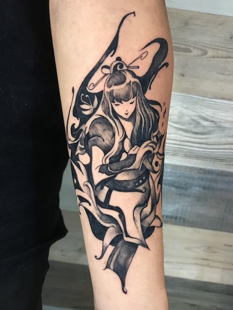 Nujabes Tattoo, Ae Tattoos, Nujabes Aesthetic, Nujabes Art, Nujabes Wallpaper, Samurai Champloo Tattoo, Tattoo Trash, Fire Tattoo, Bad Tattoos