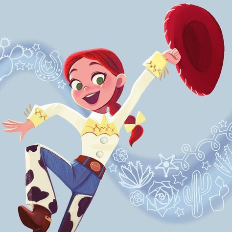 Embedded Jessie Wallpaper, Movies Fanart, Disney Amor, Dibujos Toy Story, Figure Drawings, Jessie Toy Story, Story Drawing, Walt Disney Studios, Toy Story Birthday